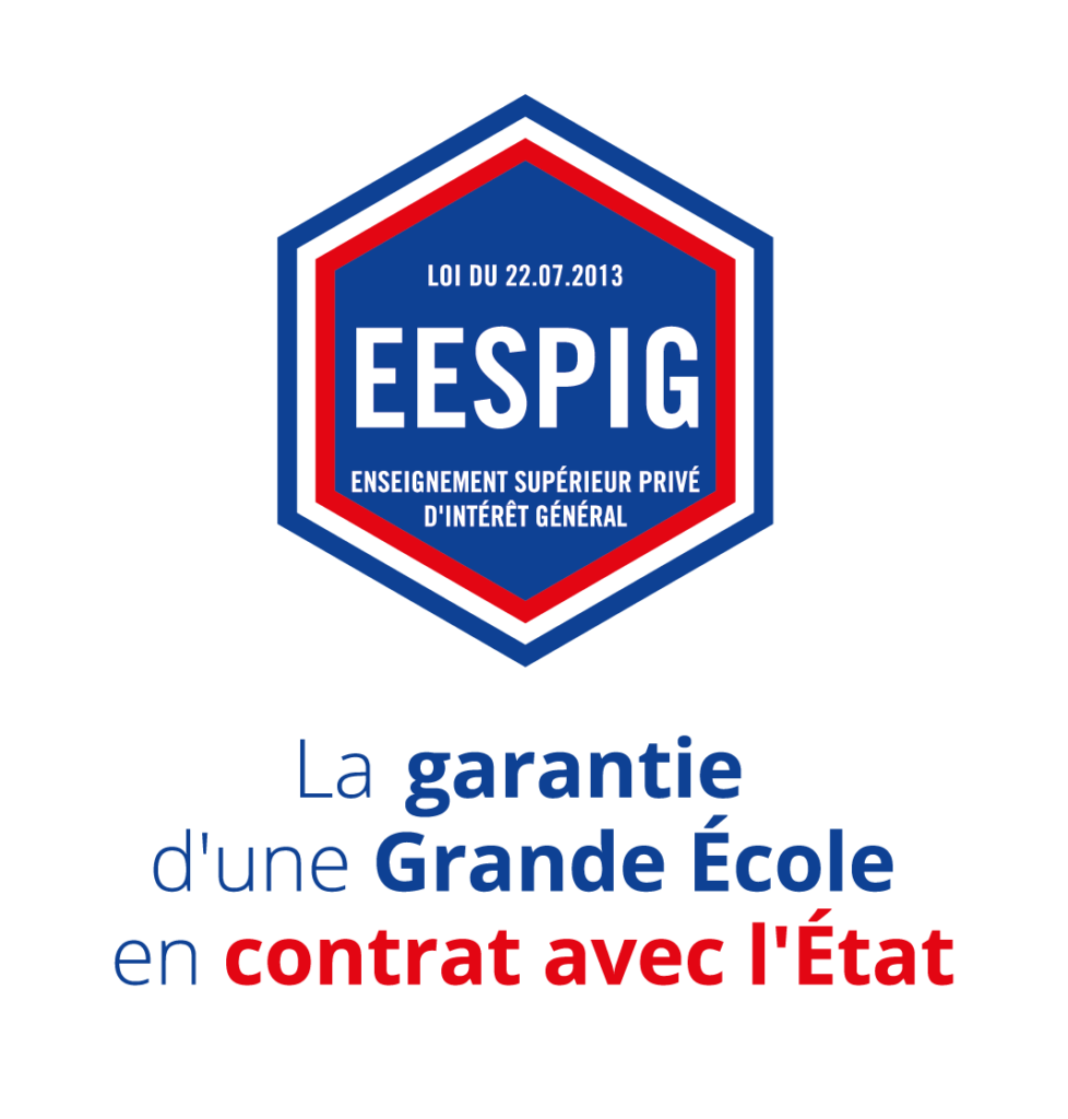 Logo du label EESPIG et phrase d'accroche sur le contrat avec l'État.