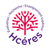 Logo de l'Hcéres, Haut Conseil de l'évaluation de la recherche et de l'enseignement supérieur.